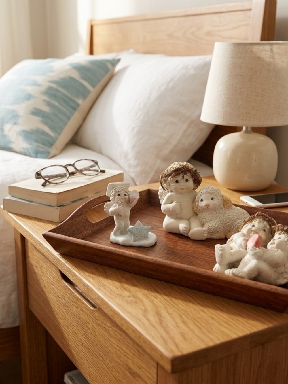 Trio of Dreamsicles Cherub Angels Porcelain Figurines by Kristin Davis